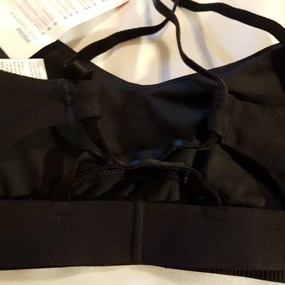 Puma women's size xs Yogini Lux Strappy padded black bra, NWT - Picture 10 of 10